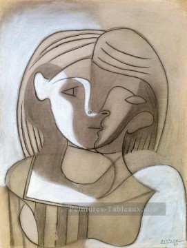 Tete Femme 1928 cubiste Pablo Picasso Peinture à l'huile